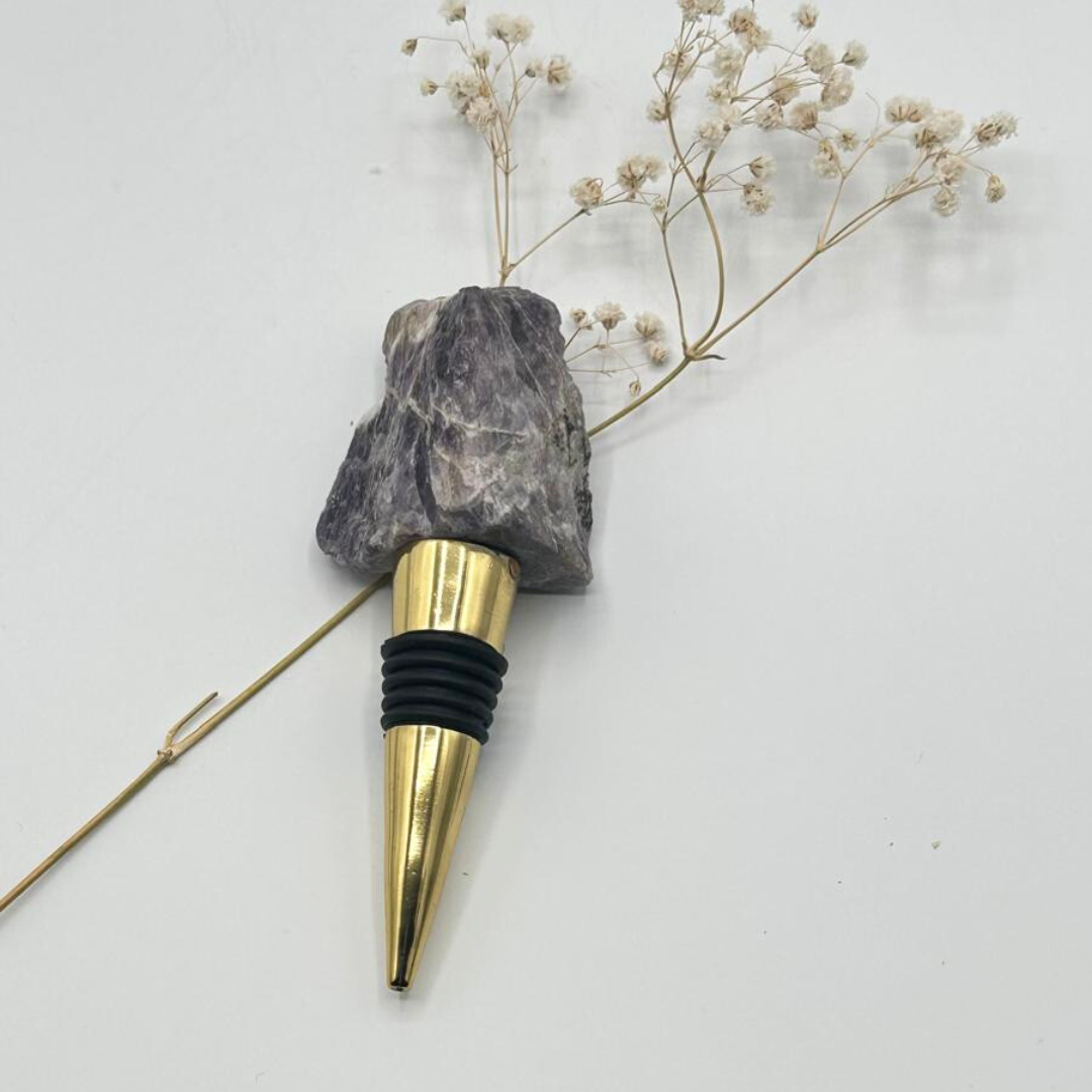 Semi Precious Stone Bottle Stopper