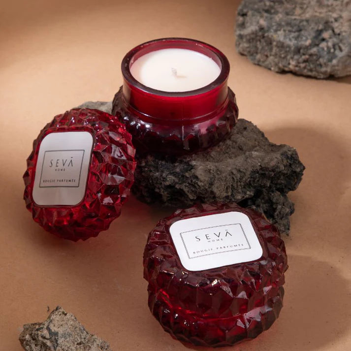 Macaron Crystal Candle Duo