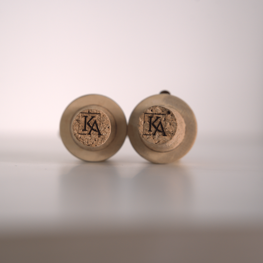 Channa Cheer Bottle Corks (Set of 2) Customization with a Wooden Gift Box to include Wine Bottle